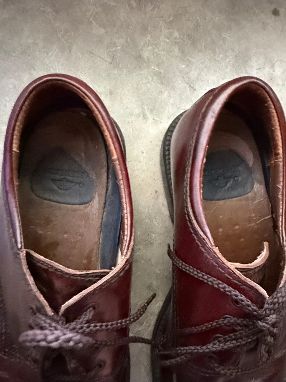 Dockers Brown Men's Leather Lace-Up Oxfords size 9.5 Dress Lawyer Business Workw
